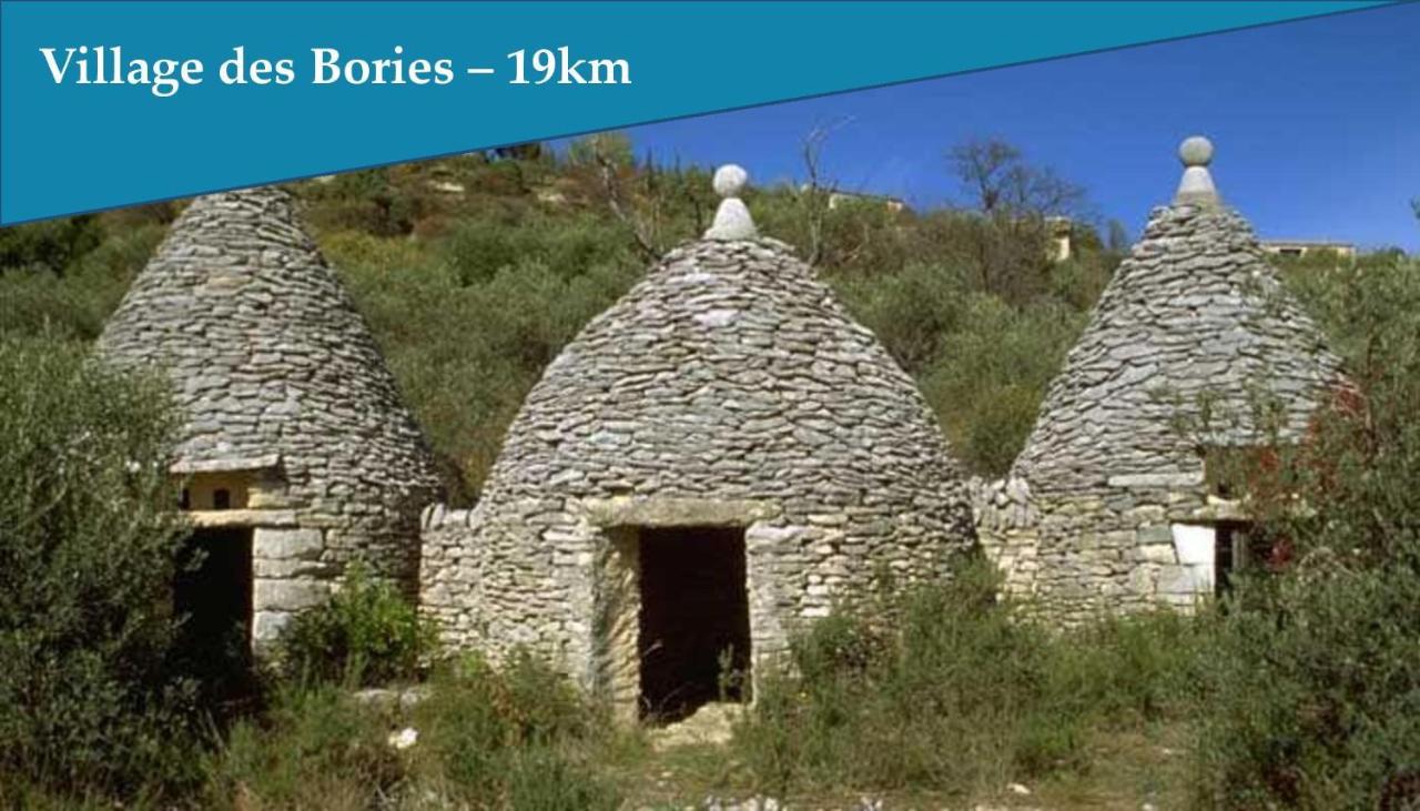 Les Bastidons De L'Isle - Le Saumane - 3 Etoiles Lägenhet Exteriör bild
